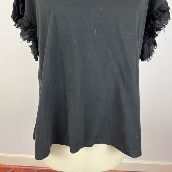 Current/Elliott The Recrafted Ruffle Top - Picture 5 of 9